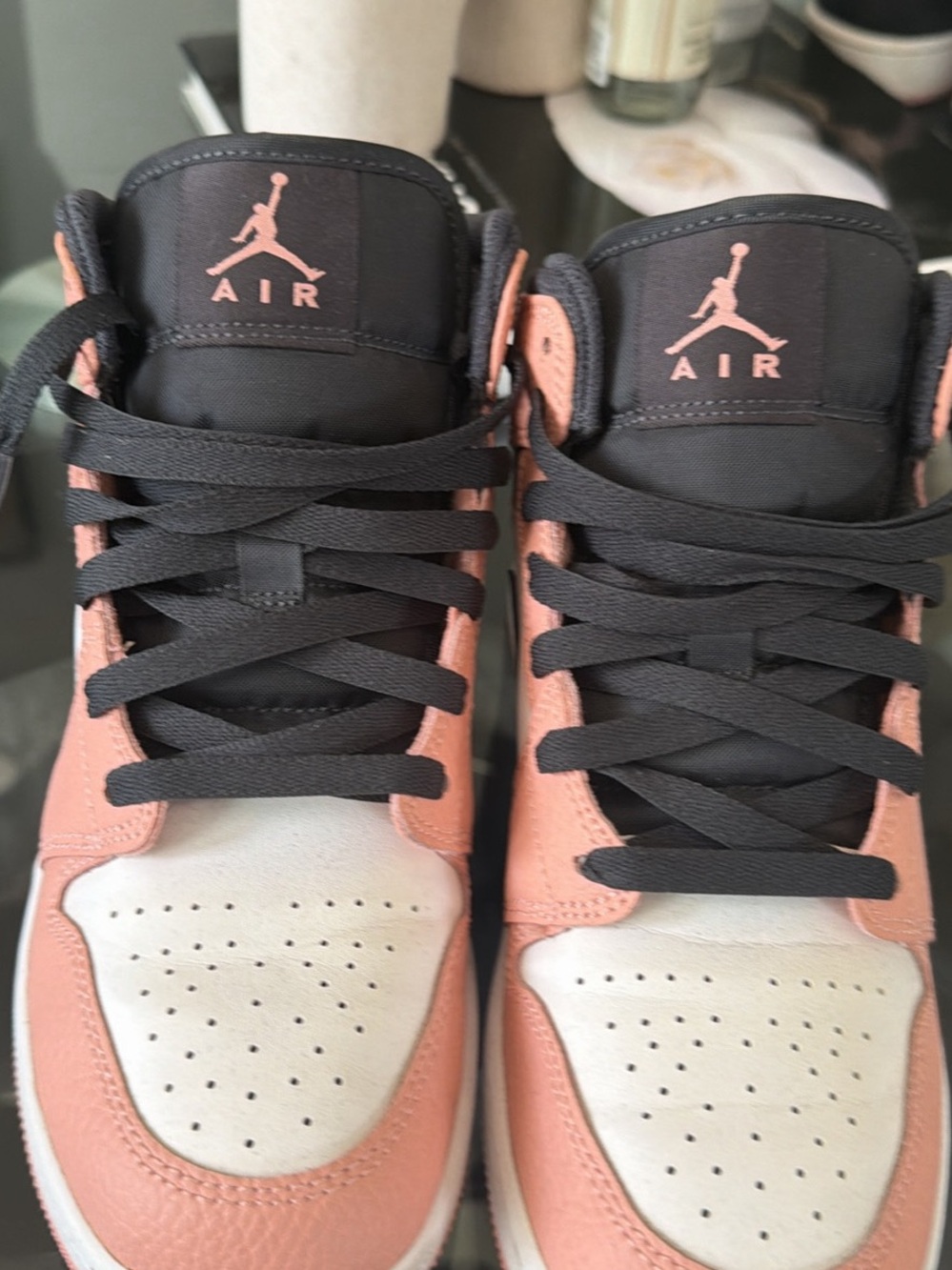 Nike Kids' Pink, White & Black High-Top Sneakers